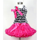 Hot Pink Zebra Ruffle Top