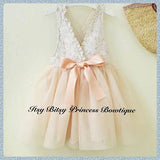 Jorja Pinafore in Cream