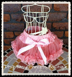 Blush Pink Lace Baby Pettiskirt