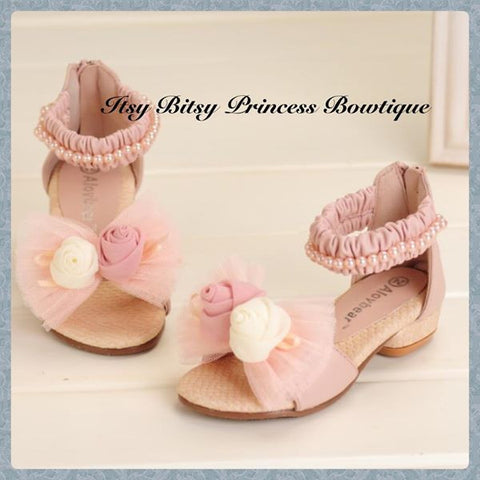 Pink Rosettes shoes