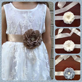 Mila Flower sash belt