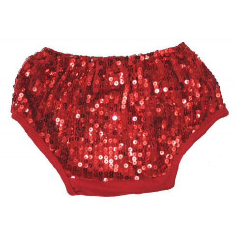 Red Sequin Petti Pants