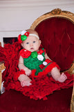 Christmas Rosettes Pettiskirt Romper