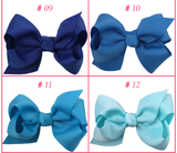 3 Inch bow hairclips