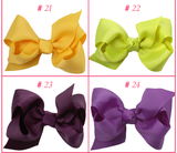 3 Inch bow hairclips