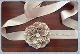 Mila Flower sash belt