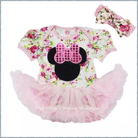 Floral Rose Minnie set