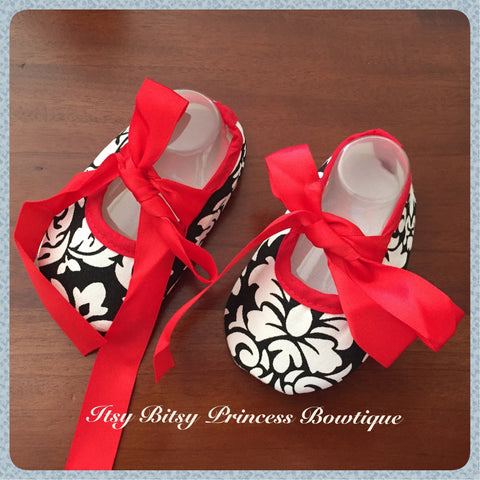 Red Damask Shoes