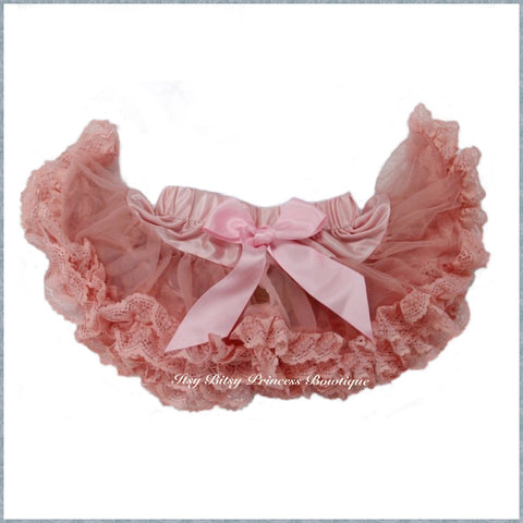 Blush Pink Lace Baby Pettiskirt