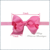 3 Inch bow elastic headbands