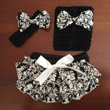 Black and White Damask Bloomers