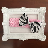 Zebra bow Headbands (In Stock)