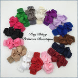 5 Inch Boutique Bow Crochet Headbands