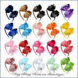 4.5" Boutique bow headbands   -Multiple Colours-