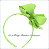 4.5" Boutique bow headbands   -Multiple Colours-