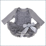 Grey Rose Pettiskirt Romper