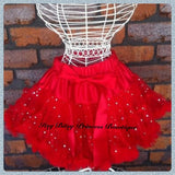 Red Sparkle Pettiskirt