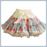 Cream Floral Baby Pettiskirt