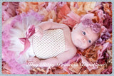 Cream and Dusty Pink Baby Pettiskirt