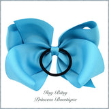 6 Inch bow hair ties