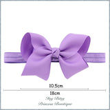 4" Inch Bow on Elastic Headband.