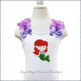 Mermaid / Ariel birthday top