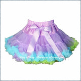 Rainbow Lavender Blue Lime Pettiskirt