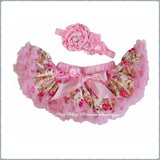 Light Pink Floral Rose Baby Pettiskirt