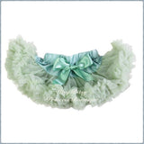 Pistachio and peach bow baby Pettiskirt