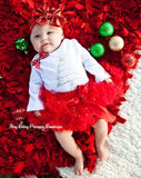 Red Sparkle Baby Pettiskirt