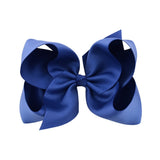 5 Inch bow on crochet headbands