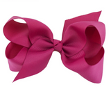 4 Inch bows hair clips