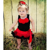 Red and Black Pettiskirts