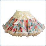 Cream Floral Pettiskirt