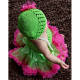 Lime Green and Hot Pink Baby Pettiskirt