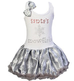 Santa's Snowflake Christmas dress (In Stock Now)