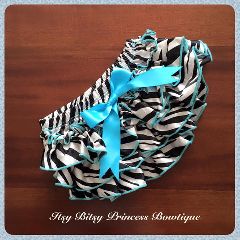 Blue Zebra Bloomers