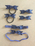 3 inch Small flat bow hair clips