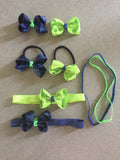 3 Inch bow hair ties