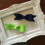 3 Inch Small flat bow hair tie