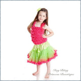 Lime Green and Hot Pink Pettiskirt