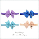 3.5 Inch Bow on Elastic headband