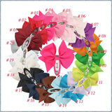 3.5 Inch Bow snap hairclips