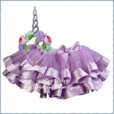 Lavender Satin Trimmed Tutu