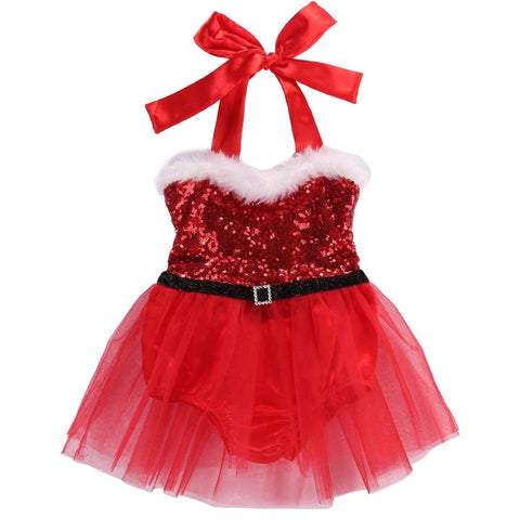 Little Miss Clause Rompers