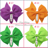 3.5 Inch Bow snap hairclips