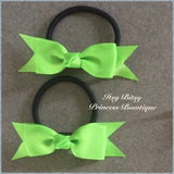 3 Inch Small flat bow hair tie