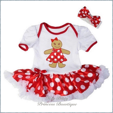 Gingerbread Girl Romper Set