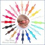 3 Inch Small flat bow on Nylon headband