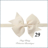 3.5 Inch Bow on Elastic headband